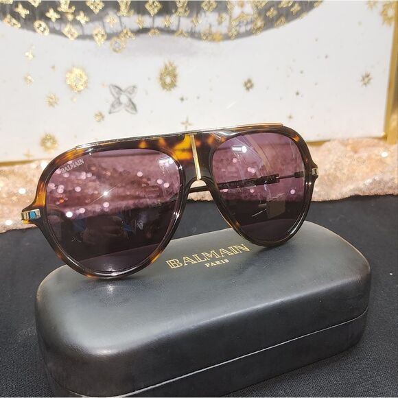 Balmain Paris BL 2104 Sunglasses - DARK TORTOISE NEW IN BOX main image 10